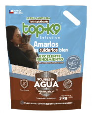 Arena TopK9 de Tofú aroma Natural (3kg)