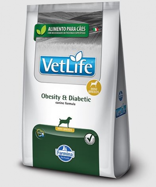 VET LIFE NATURAL OBESITY & DIABETIC MINI CANINE (2kg) 