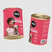 Lata AMITY Chunks Dog CHICKEN (1250gr)