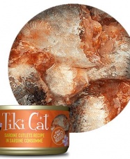 TikiCat Tahitian GRILL Sardine Cutlets Recipe in Sardine Consomme (80gr)