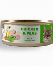 Lata AMITY Adult Cat Chicken/Peas (80gr)