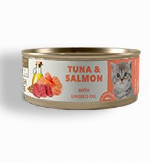 Lata AMITY Kitten Tuna/Salmon (80gr)