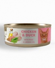 Lata AMITY Adult Cat Chicken/Duck (80gr)