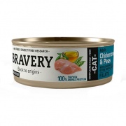 Alimento Húmedo Bravery Adult Chicken&Peas (70gr)