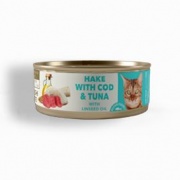 Lata AMITY Sterilized Hake/Cod/Tuna (80gr)