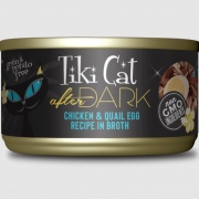TikiCat AFTER DARK Chicken & Quail Egg recipe in Broth (80gr)