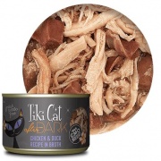 TikiCat AFTER DARK Chicken & Duck recipe in Broth (80gr)