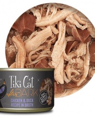 TikiCat AFTER DARK Chicken & Duck recipe in Broth (80gr)