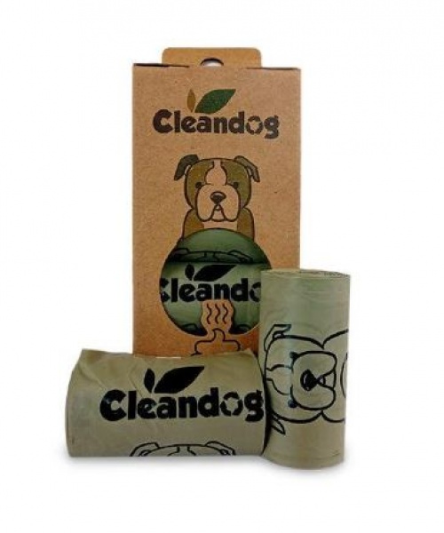 Cleandog Bio-Bolsas Caja 8 rollos