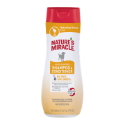 SHAMPOO ACONDIC. NATURE'S MIRACLE ODOR CONTROL MIEL (473 ML)