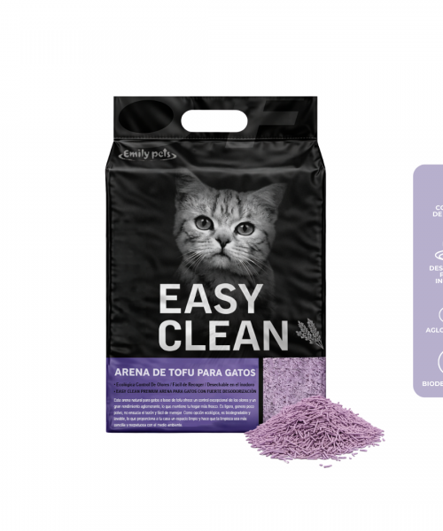 Arena de Tofu Easy Clean Lavanda (Pack 4kg)