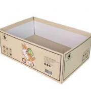 CAJA RASCADORA CON DISEÑO