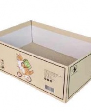 CAJA RASCADORA CON DISEÑO