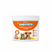 Toallitas para Limpiar los Ojos BabyPets (100 Unidades)