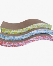 Rascador curvo con diseño de Flores 