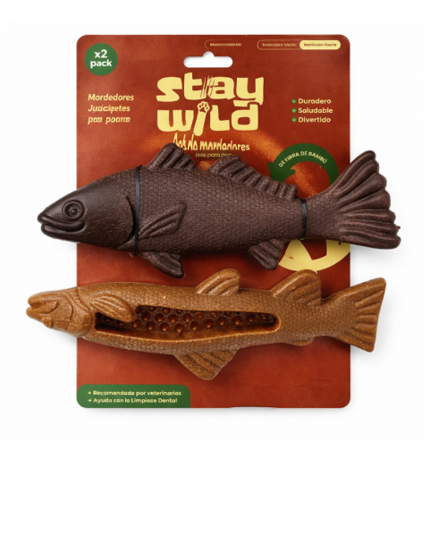 Pack 2 Peces para perros Stay Wild