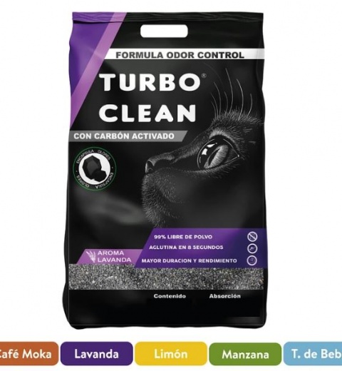 Arena Sanitaria Turbo Clean Odour Control 4kg (con carbón activo)