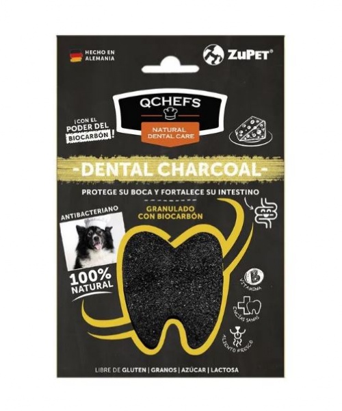Snack Dental QChefs Biocarbon Perro 80 gr