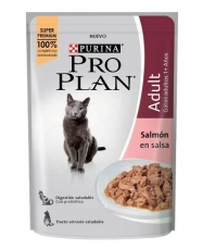 Alimento Húmedo Proplan Salmón en Salsa para Gatos Adultos (85gr)