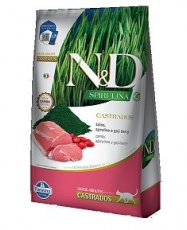 N&D Spirulina Feline Cerdo Adulto Castrado (1.5kg y 7kg)