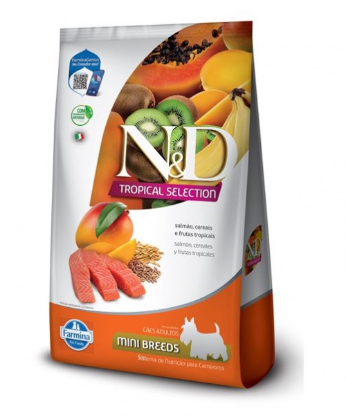 N&D Tropical Canine Mini Adulto Salmón 2.5 Kg