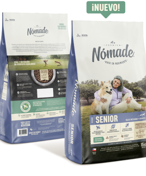 Nómade Senior 15kg (razas medianas y grandes)