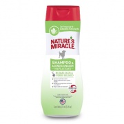 SHAMPOO NATURE'S MIRACLE ALMENDRA PARA PELAJE BLANCO  (473 ml)