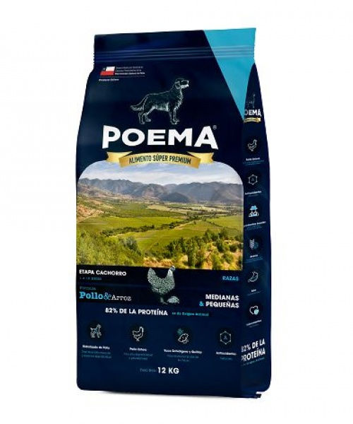 POEMA Cachorro Pollo&Arroz 12kg