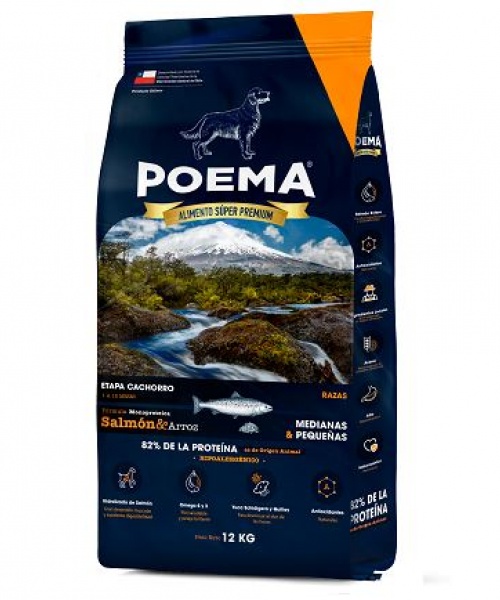 POEMA Cachorro Salmón&Arroz 12kg