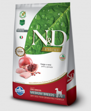 N&D Prime Canine Adult Medium Pollo/Granada (10Kg)