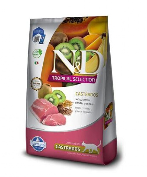 N&D Tropical Feline Adulto Castrado Cerdo (7,0Kg)