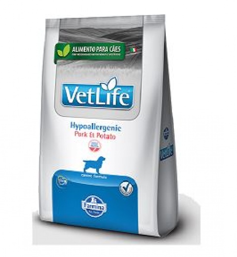 VET LIFE NATURAL HIPOALERGENICO CERDO CANINE (2 y 10 kls)