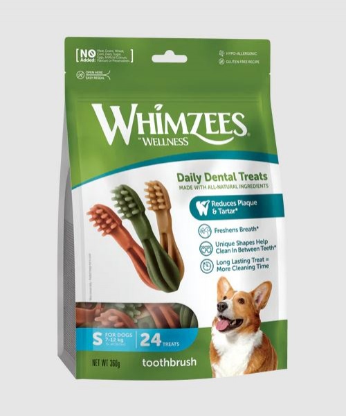 Snack Dental Whimzees Toothbrush S (24 unid)
