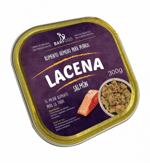 Alimento Húmedo Lacena Salmón para Perro (300gr)