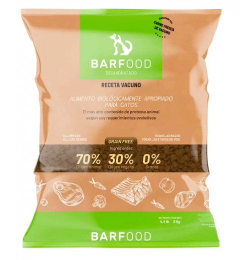 Barfood Gato Vacuno (2 y 7 Kg)