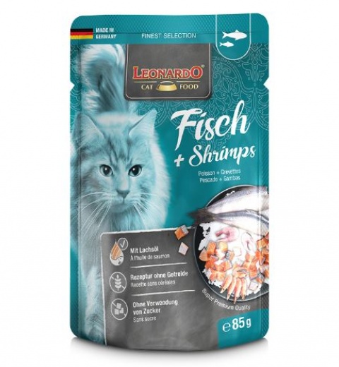 Leonardo Finest Selection Pescado y Camarones (85gr)