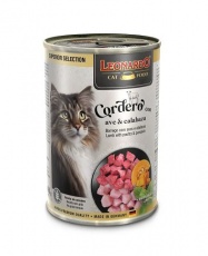 Lata Leonardo Superior Selection Cordero con Ave & Calabaza (400gr)
