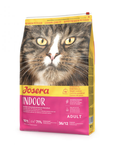 Josera Indoor Cat 2Kg (Grain Free, Indoor o Esterilizados, Control de Peso)