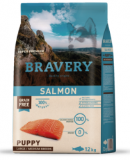 BRAVERY SALMON PUPPY LARGE/MEDIUM BREEDS (4 y 12 kls)