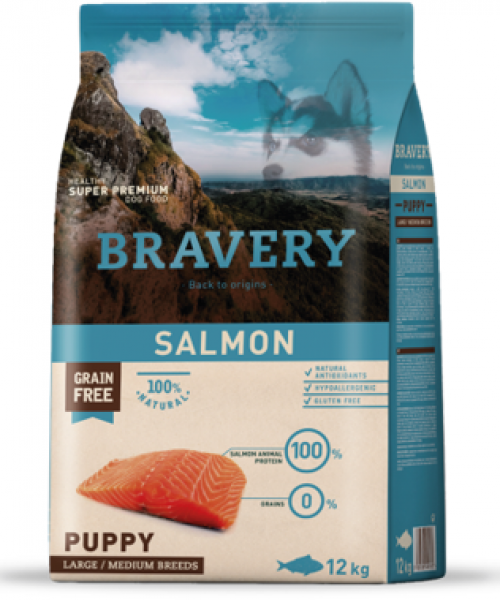 BRAVERY SALMON PUPPY (4 kg)