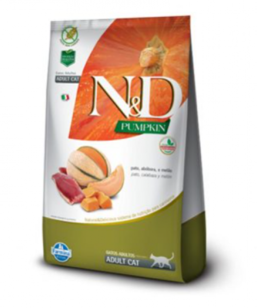 N&D Pumpkin Feline Adulto (Pato, Calabaza y Melón) (1,5kg)