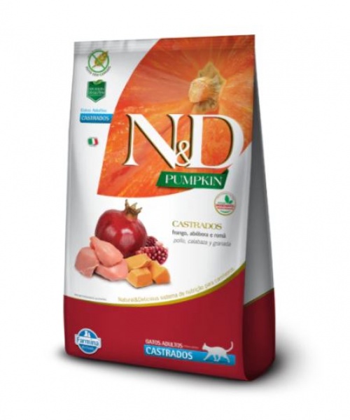 N&D Pumpkin Feline Adulto Castrado Pollo (1,5Kg)