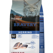 BRAVERY HERRING ADULT CAT (2 y 7 kls)