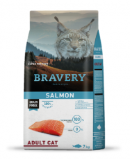 BRAVERY SALMON ADULT CAT (2 y 7 kls)