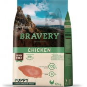 BRAVERY CHICKEN PUPPY LARGE/MEDIUM BREEDS (4 y 12 kls)