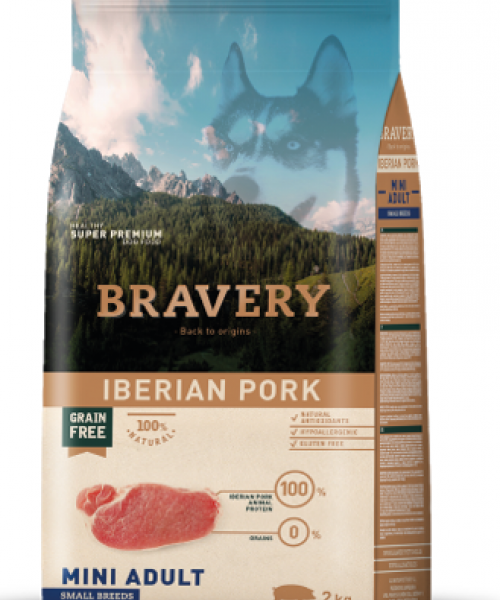 BRAVERY IBERIAN PORK MINI ADULT (2kg)
