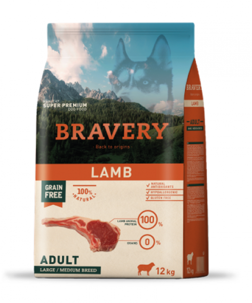 BRAVERY LAMB (Cordero) ADULT (4 kg)