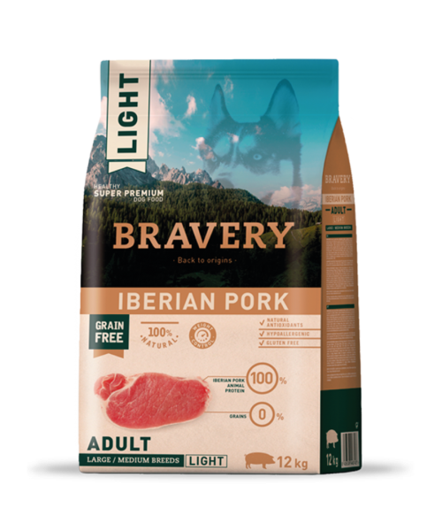 BRAVERY IBERIAN PORK LIGHT ADULT (4 kg)