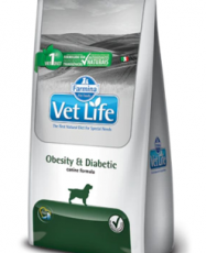 VET LIFE NATURAL OBESITY & DIABETIC CANINE (10 kls)