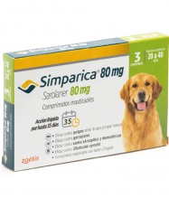 Simparica (3 Comprimidos) (5, 10, 20, 40, 80 y 120 mg)